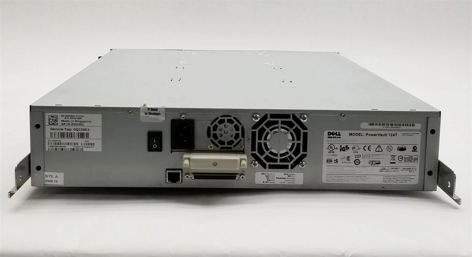 Dell Powervault 124T LTO3 LTO-3 Tape Drive Autoloader Library 0UH301 PARTS - Image 4 of 4