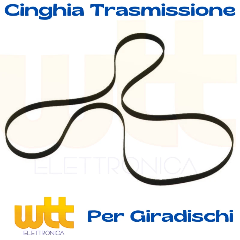 WTT ELETTRONICA CINGHIA DI TRASMISSIONE PER PIATTO GIRADISCHI PIONEER PL-2300 PL2300