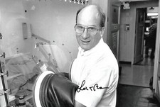 Louis Brus "Nobel Prize Chemistry 2023" autograph signed 20x30 cm picture B/W
