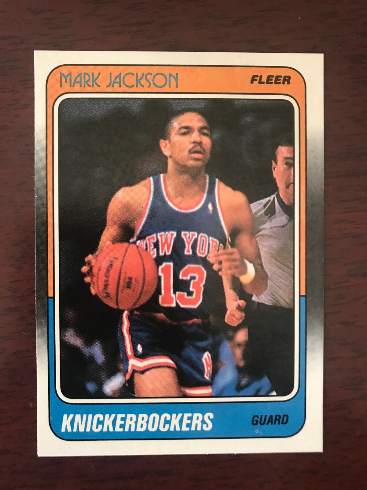 Sharp 1988 Fleer New York Knicks Mark Jackson Rookie Card# 82