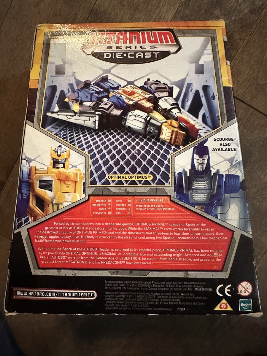 Transformers Hasbro Die Cast Titanium Series OPTIMAL OPTIMUS