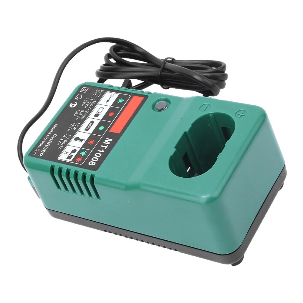 MT1008 Universal Electric Drill Battery Charger 7.2 9.6 12 14.4 18V 110 240V HEL