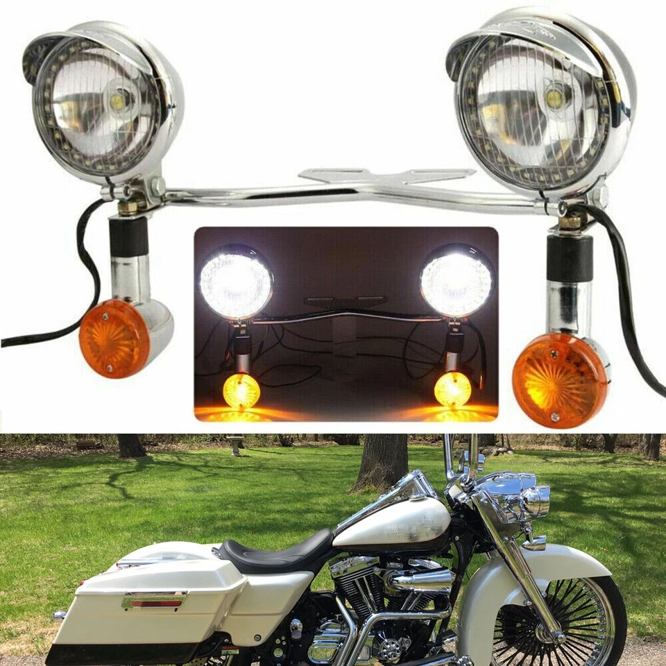 Passing Turn Signals Light Bar For Yamaha Royal Star Venture Royale Deluxe - Изображение 3 из 4