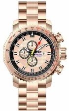 Pilot Watch, Great Features, All Rose Gold SS...