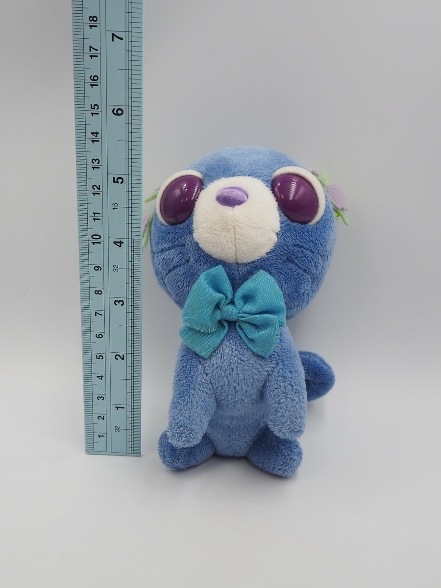 Blue Ocha-ken Tea cat B2406 San-x SEGA 2005 Plush 5