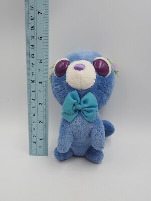 Blue Ocha-ken Tea cat B2406 San-x SEGA 2005 Plush 5