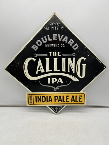 BOULEVARD Brewing Co THE CALLING IPA BEER Metal Bar Sign Double India Pale Ale - Afbeelding 2 van 9