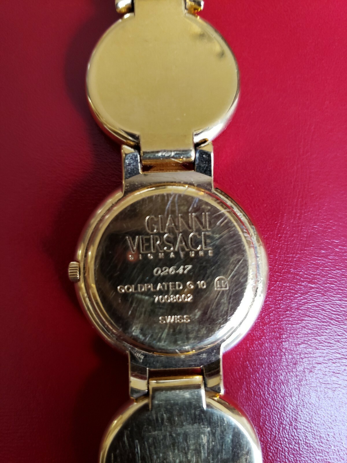 をいたして 【稼働品】GIANNI VERSACE 腕時計 09006 G10 LL されます