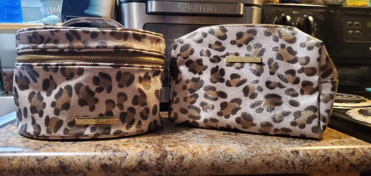 Vince camuto leopard luggage sales