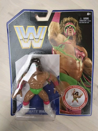 Ultimate Warrior WWE Retro Wrestling Figure Mattel...