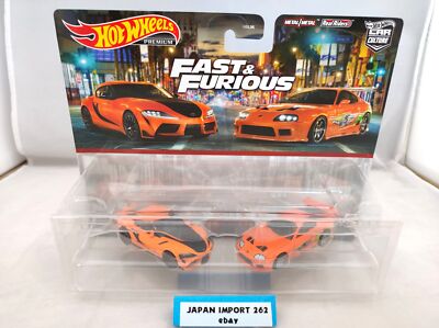 Hot Wheels HKF54 Premium 2-Pack Fast and Furious 2021 Toyota GR