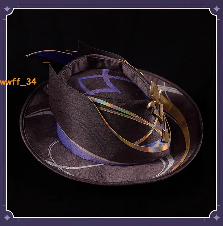 Honkai: Star Rail Trailblazer Sombrero de Vaquero Disfraz Juegos con disfraces Accesorios Sombrero Personalizado Foto 4 de 4