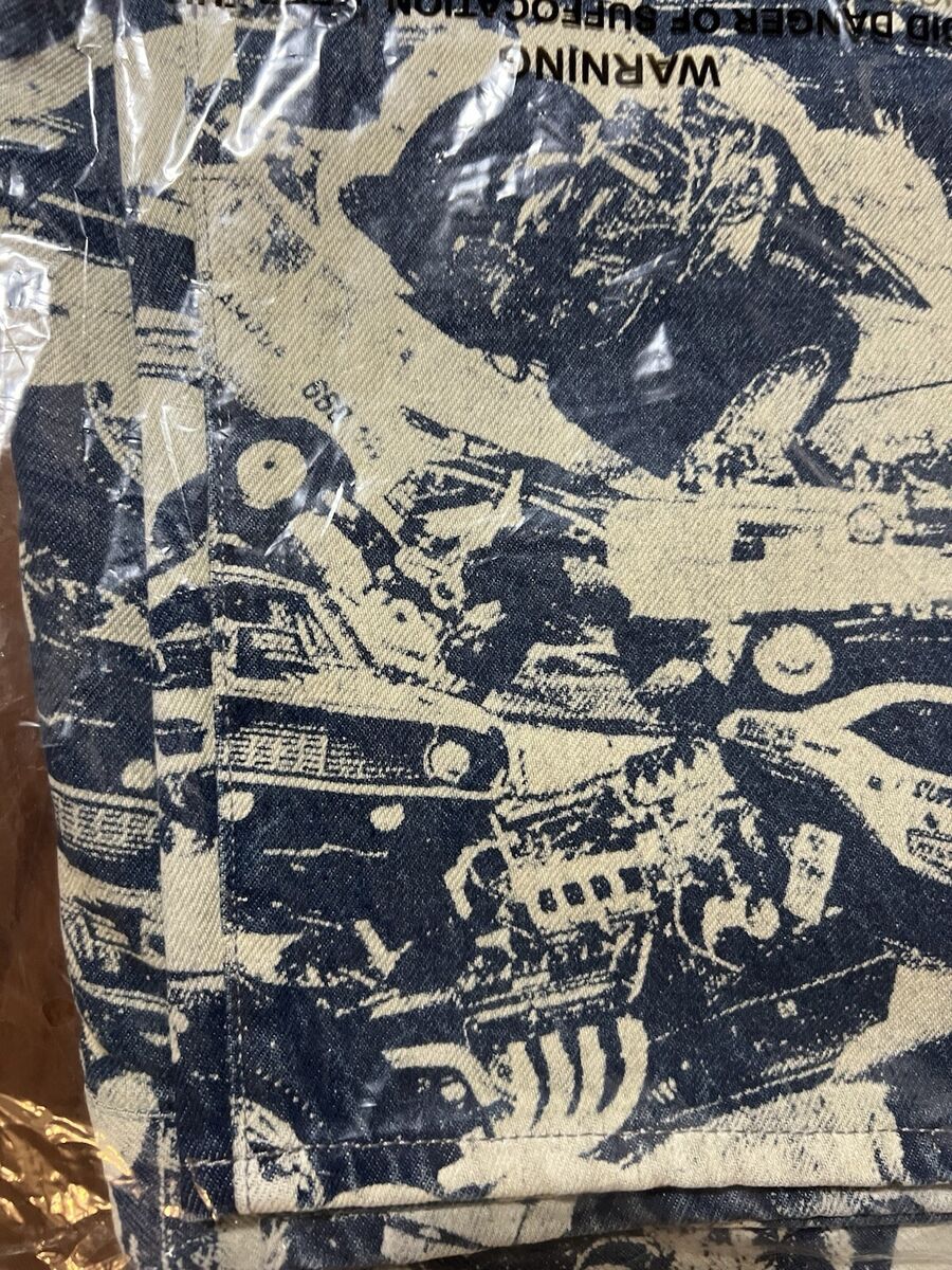 SUPREME®/HYSTERIC GLAMOUR CARS BAGGY JEAN Washed Indigo Size SUPREME®/HYSTERIC GLAMOUR CARS BAGGY JEAN Washed Indigo Size