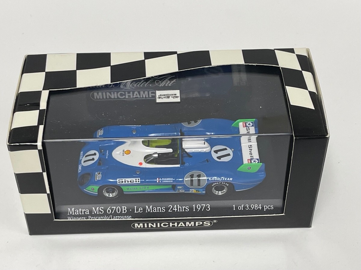 スパーク 1/43 マトラ MS670B 1973 ル・マン24時間 1/43 Minichamps Matra MS 670 B Winner of 1973 24 Hours of LeMans