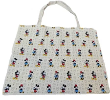 Disney XL Tote Bag Reusable Shopping Grocery 22" x 16" x 6" Mickey Mouse  NWT
