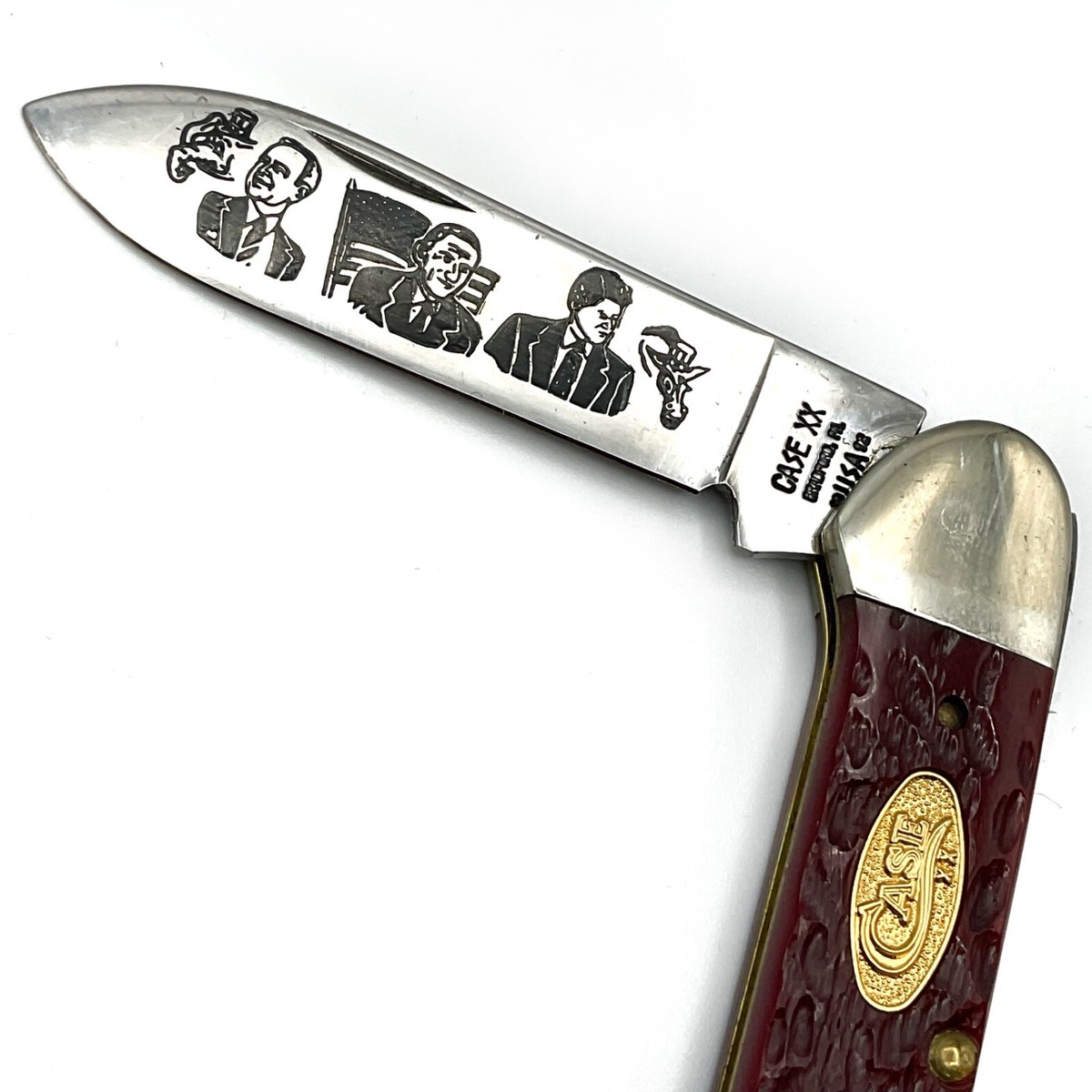 Case XX Single blade Canoe Election 1992 Bush - Clinton - Perot