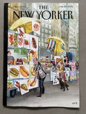 THE NEW YORKER MAGAZINE 6/27/22  ''Sidewalk Connoisseurs'' Entire Mag ~ Brand NEW