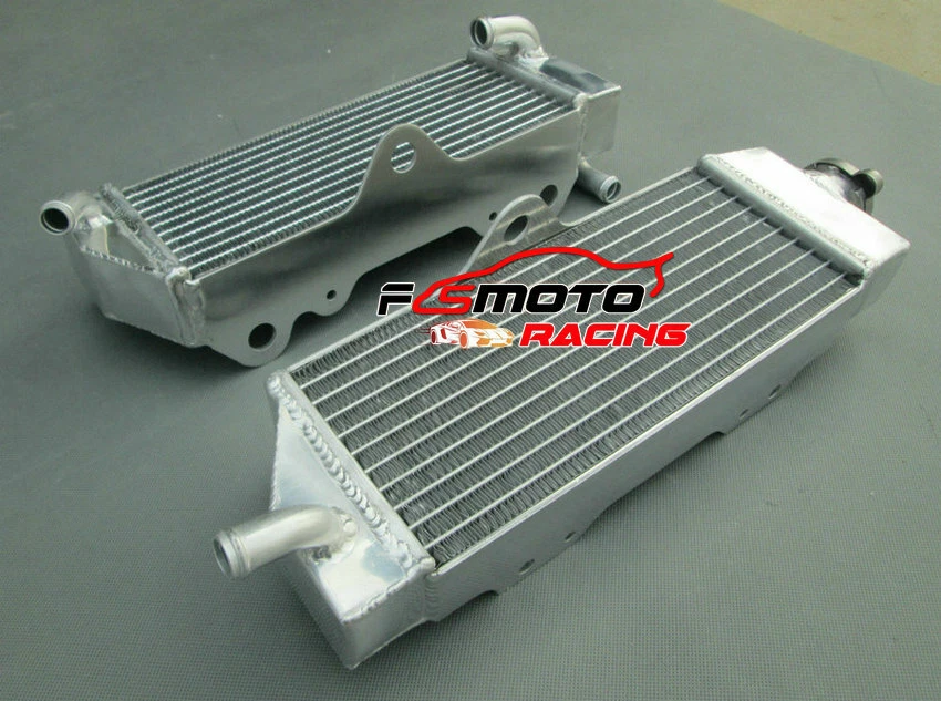 Radiador Aluminio + Manguera AZUL para YAMAHA YZ400F YZF400 YZ 400 F 1998 1999 2000 Foto 4 de 4