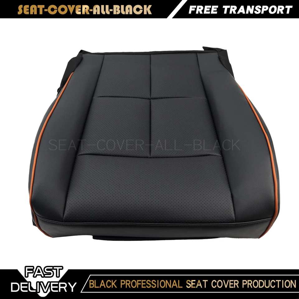 Lincoln Navigator For 2007 2008 2009 2010 Driver Bottom Leather Seat Cover Black Foto 2 de 4