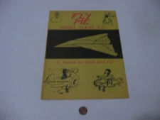 Vintage Paper Airplane Fly Me Model Plane Kit WWI German Fighter