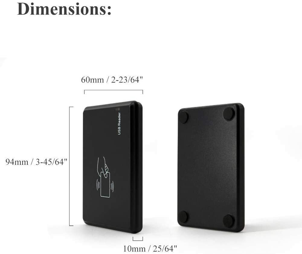 ACCESSO LETTORE RFID A Lungo Raggio 125 KHz 13,56 MHz Lettore Di Schede - Foto 9
