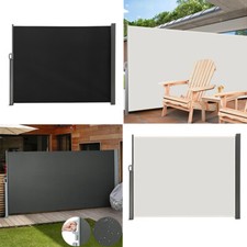 Side Awning Retractable Patio Screen Shade Privacy Screen Canopy Sunshade Garden