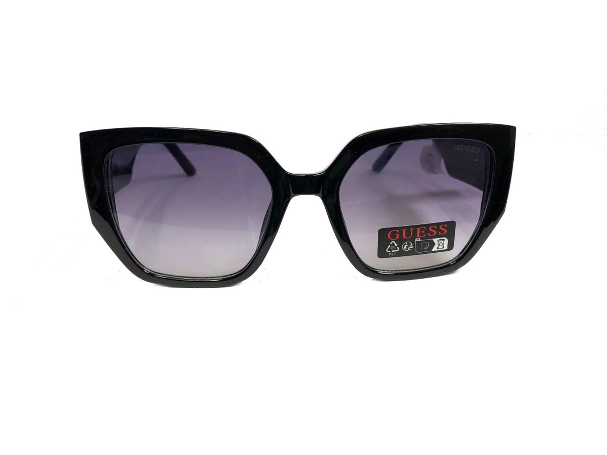 New Women GUESS GO00049 01B Sunglasses Black/Gray $75