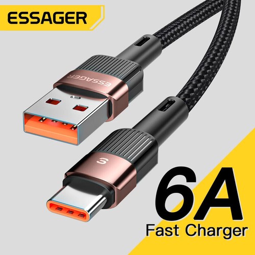 Cavo USB-C Illuminato LED RGB 66W, Ricarica Rapida E Trasferimento Dati, Intrecciato TPE 1 Metro - 4