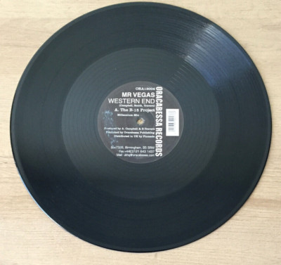 MR VEGAS - WESTERN END, A 3-MIX 12'' VINYL, ORACABESSA, ORA12004 (1999) GD+/GD+