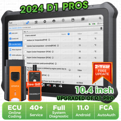 OTOFIX D1 PROS Bidirectional Scan Full System Car Diagnostic Scanner KEY Coding