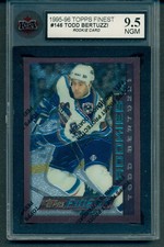 1995-96 Topps Finest #146 Todd Bertuzzi Rookie Card 9.5 NGM