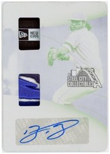 Bo Bichette 2020 Immaculate Hats Off Rookie Tag Patch Auto Magenta Plate 1/1