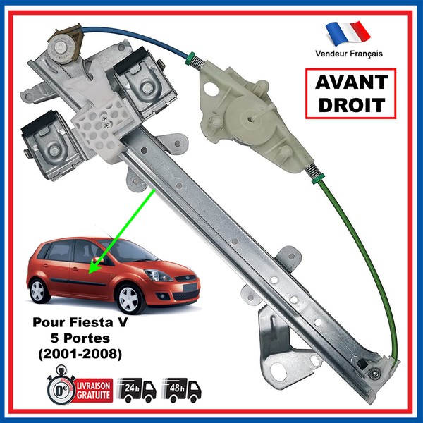 Mechanismus Ohne Motor Fensterheber Recht Ford Fiesta 5 Von 2002 2008 5 TüRen-image