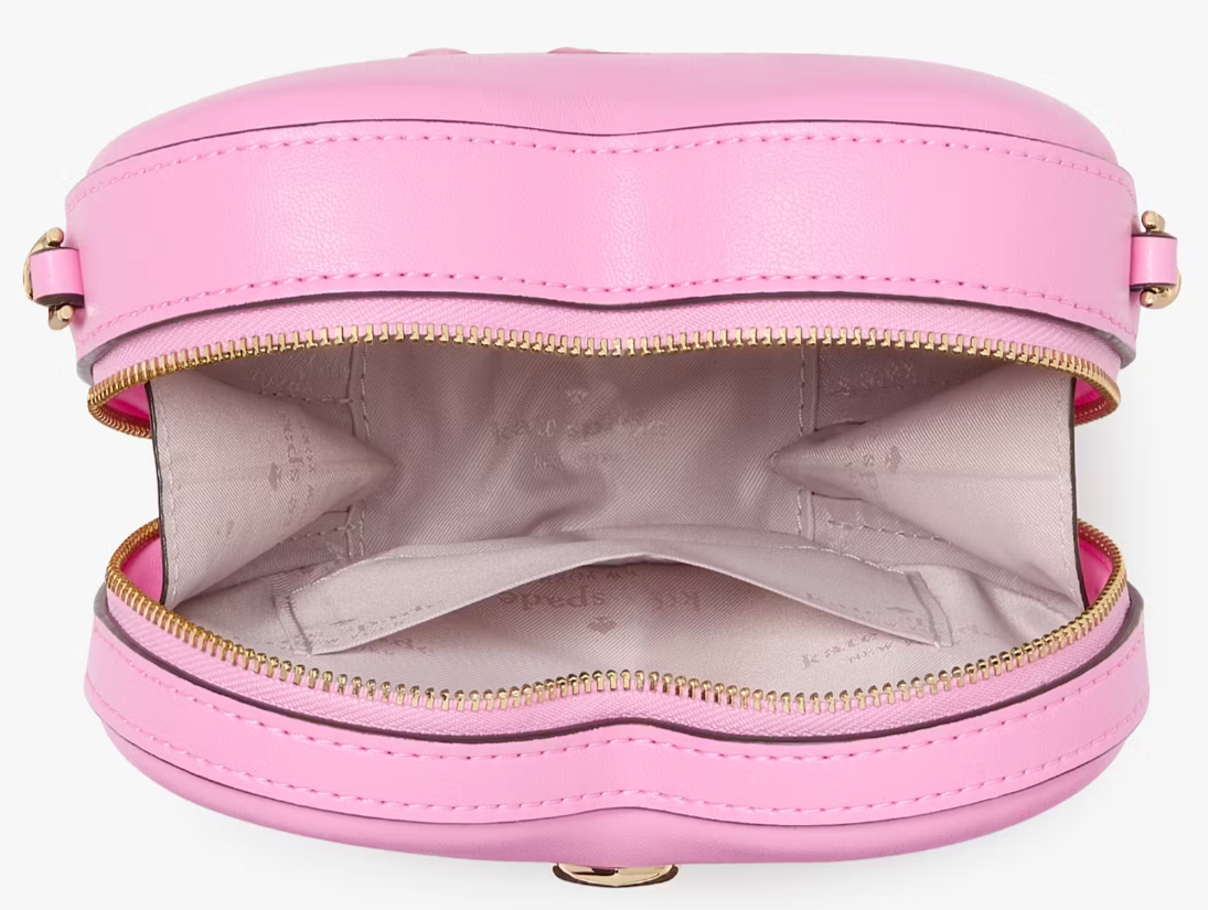 Kate Spade Love Shack 3D Heart Pink Crossbody Bag KK209