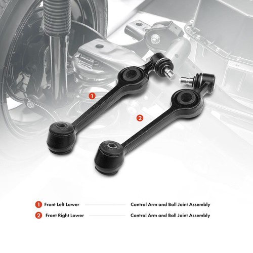 2x Front Lower Control Arm and Ball Joint Assembly for Ford Escort 84-90 Mercury - Picture 2 of 8