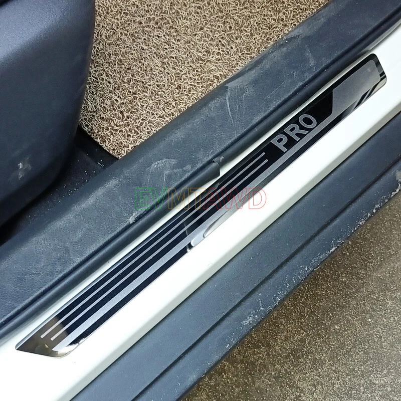 For Volkswagen VW ID.4 ID 3 5 6 PRO 2024 Stainless Car Door Sill Protector Cover - Image 2 of 4