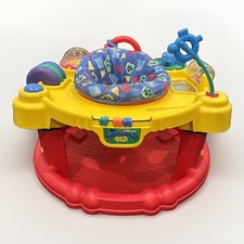 Vintage Evenflo Mega Saucer Baby Exersaucer Bouncer 90  s Y2K Color Block 1997