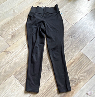 Equi Thème Kinder Reithose Schwarz Größe 134 (Gr. D 134/UK 9Y)