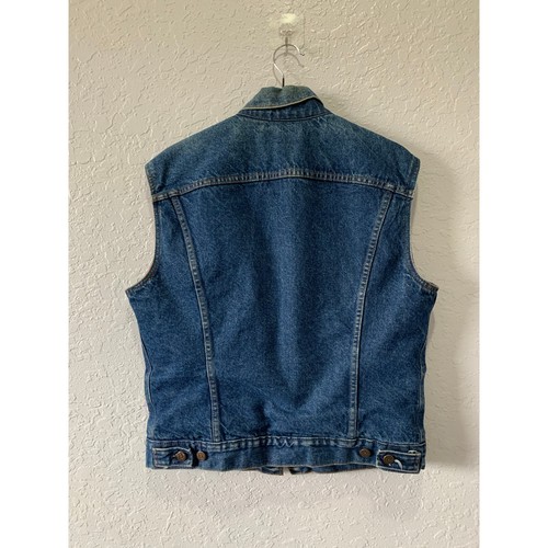 Vintage Levi Strauss Jeansjacke Weste Gr. M Trucker Jagd Outdoor - Bild 6 von 9
