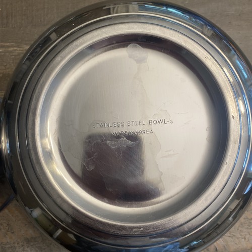 Vintage Sunbeam Mixmaster 12 Speed Metal Mixing Bowl 9" And 6” Lot Stainless - Picture 11 of 13
