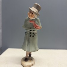 Vintage 1991 Hallmark Porcelain Ornament Ebenezer Scrooge A Christmas Carol 