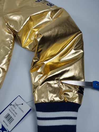 Starter Houston Astros Gold Satin Herren Bomberjacke Gr. S - Bild 5 von 8