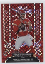 2023 Panini Rookies & Stars Crusade Red Plaid Prizm Patrick Mahomes II 1k3z