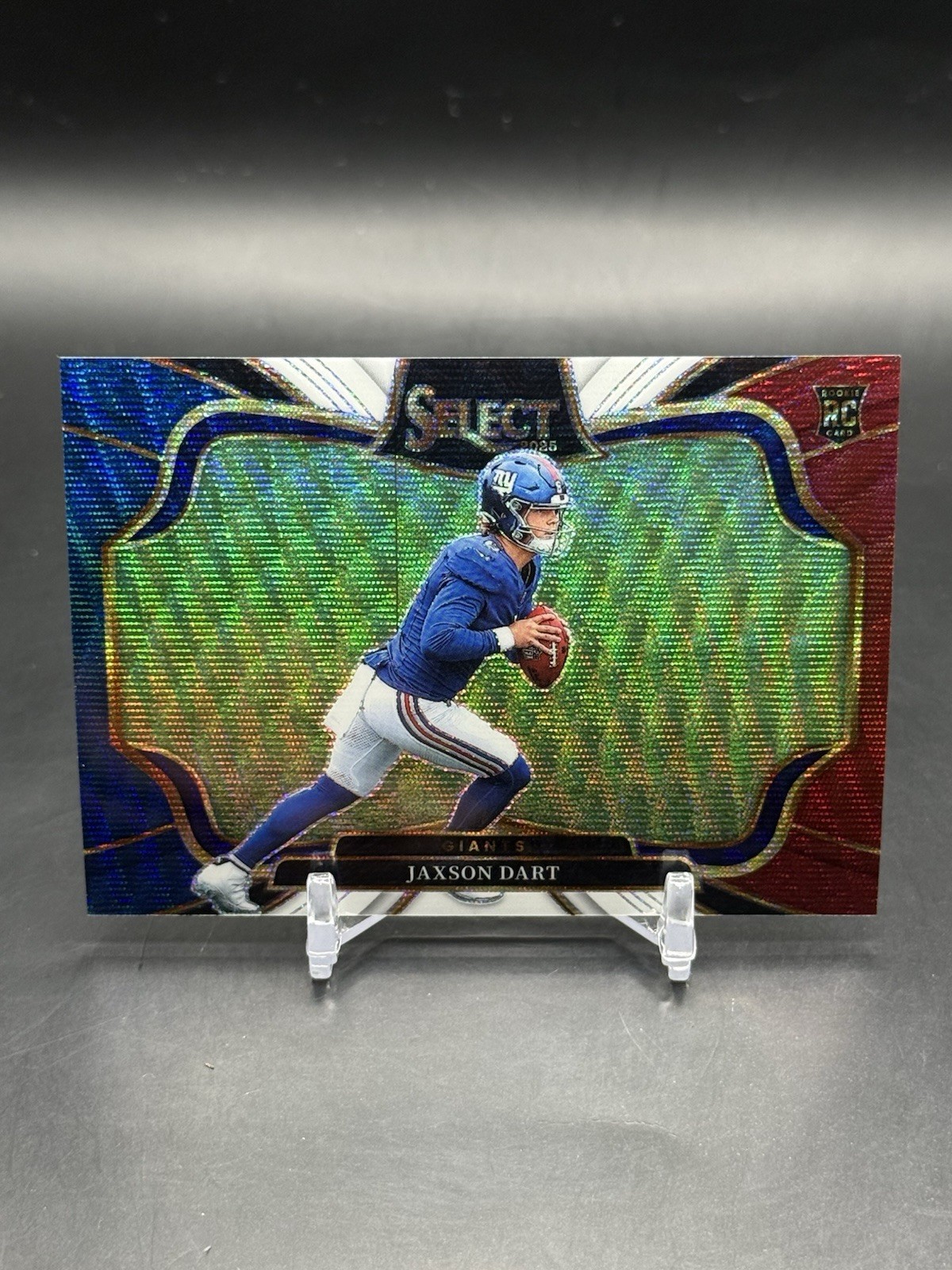 2025 Panini Select Field Level Tri-Color Prizm JAXSON DART RC 76/99 NY GIANTS 🔥