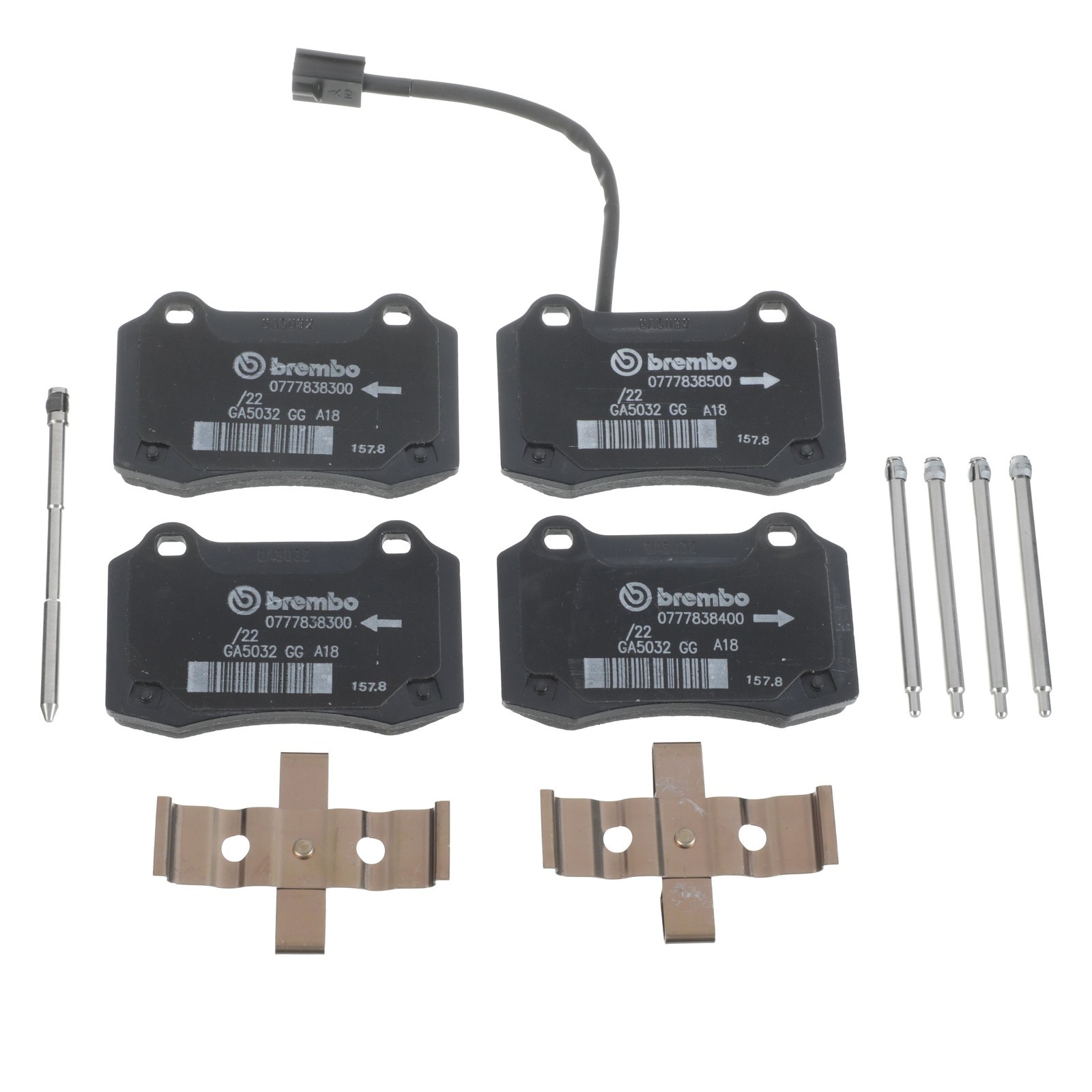 Maserati Ghibli Rear Brake pad kits Set P/N 673005730