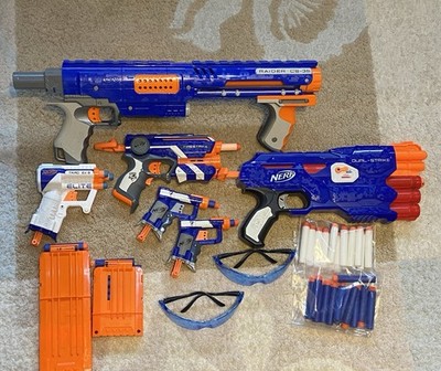 NERF HASBRO Raider CS-35 Blaster, Dual Strike, Firestrike, Triad Ex-3, Jolt