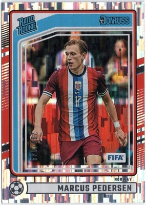 2024-25 Panini Donruss Fifa Rated Rookie Silver Marcus Pedersen Card #182 /349