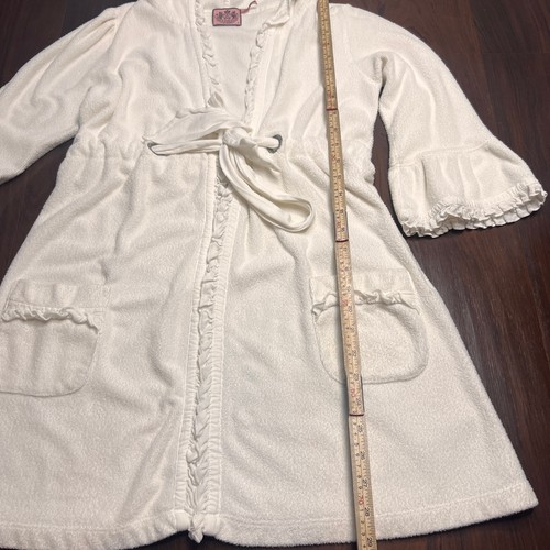 Juicy Couture Women's White Robe Sz S - Picture 5 of 8
