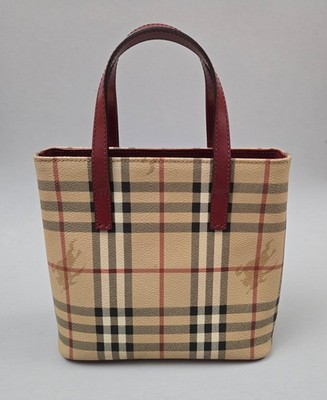 バッグ Burberry Nova Check Mini Hand Bag Canvas Burberry Mini Nova Check Canvas Tote Bag - Dallas Handbags