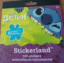 120-PCS Six pages Disney Stitch Sticker Booklet